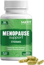 Menopause Kosttilskud til kvinder - Natural Relief for Hot Flashs. Nattesved, Vægttab & Mood Swings - Hormonbalance & Perimenopause Support - Menopause Hot Flash Relief for Kvinder, 90 Kapsler