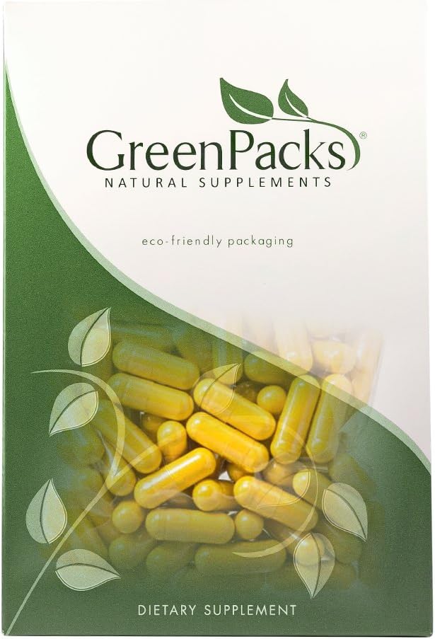 GreenPacks ® Milk Thistle Extract (Højpotens) Plus gurkemeje - 90 kapsler