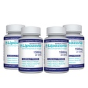 Lipozen Diet piller - vægttab supplement - 4 flasker med 30 kapsler Hver, i alt 120 kapsler!
