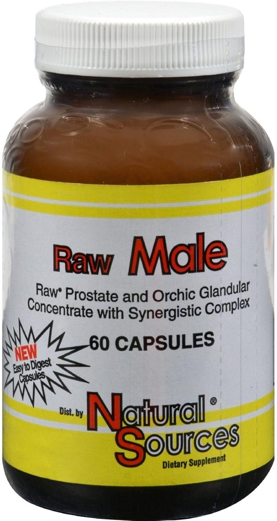 Natural Sources - Raw Male, 60 capsules