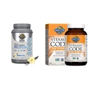 Have Organic Vegan Sport Protein Powder, Vanilla, 30g - Probiotika, BCAA for Post Workout Inddrivelse 19 Servere + Raw Vitamin Code C, 120 Veg kapsler