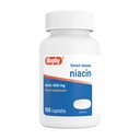 Rugby Time- Release Niacin 1000mg Kosttilskud til voksne for energi, kredsløb og stofskifte Support, 100 Captabs (pakning med 1)