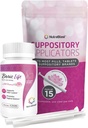 NutraBlast Boric Acid Vaginal Supposites 600mg Bundle med Applicator, 30 Supposites & 15 Applikators - Feminin Care - Made in USA