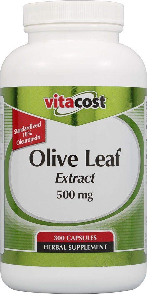 Vitacost Synergy Olive Leaf Extract -- 500 mg - 300 kapsler