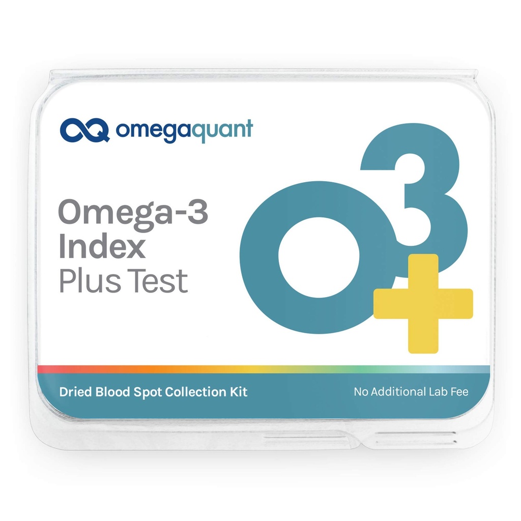 Omega Quant Omega-3 Index Plus Test Kit - Måler blodniveauer af Omega-3, Trans Fedtstoffer, og Omega- 6: Omega-3 Ratios 6.1.4; Den oprindelige Omega-3 Blood Test Home Kit