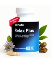 Relax Plus Stress Relief Support 124; med GABA, L-Theanine, Ashwagandha, Valerian Root Budd124; Understøtter en afslappet Mood og Rastful Sleep Budding124; 60 Greve Budding124; 30 Day Supply