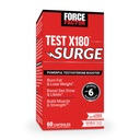 Force Factor Test X180 Surge Testosteron Support til mænd, Mand Vitality Enhancing supplement, Promote Muscle & Strength, Support Weight, Boost Long- Lasting Energy, 60 Kapsler