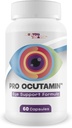 Pro Ocutamin - Eye Support Formel - Støtte Sund Vision - Støtte Reduceret Eye Strain, Slurry Vision, Eye Pain - Hjælp Counter Effects of Blue Light - Vision Health Supplement - Se klart dag & nat