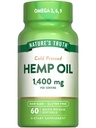 Nature 's Truth Hemp Oil Softgels against 124; 1400mg against 124; 60 Greve Measures 124; Omega 3 6 9 Measures 124; Cold Paired Measures 124; Non- GMO & Gluten Free Supplement