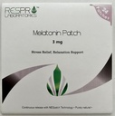 Respro Labs Natural Melatonin Patch, 3 mg (per patch) Kontinuerlig udgivelse - 24 patches