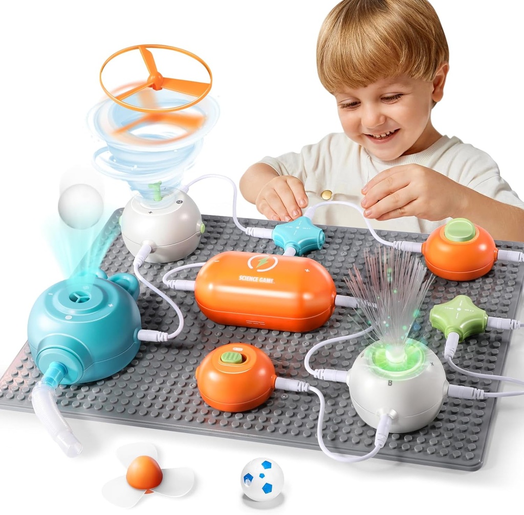 Circuits Science Kit for Kids Age 3-12 Yep 124; 64 STEM Projekter med 25 elektroniske dele