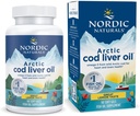 Nordic Naturals Arctic Cod Lever Oil, Lemon - 90 Soft Gels - 750 mg Total Omega- 3 s med EPA & DHA - Heart & Brain Health, Sund Immunitet, Samlet Wellness - Non-GMO - 30 Serveringer