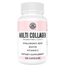 Kollagen kapsler med biotin, hyaluronsyre, C-vitamin, hydrolyseret Multi kollagen peptid kapsler type I, II, III, V, X For hud, hår, negle og fælles sundhedstillæg * 120 Tæl
