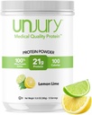 Unjury Whey Protein Powder Dex124; Lemon Lime Dex124; 21g 100% Whey Isolate Protein Powder Dex124; Low Carb and Lactose Free Dex124; Gluten Free Dex124; Certified Kosher Dex124; 15 Serveringer