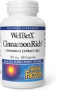 Naturlige faktorer WellBetX CinnamonRich Extract 150 mg, 60 kapsler