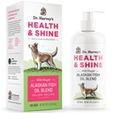 Dr. Harveys Sundhed & Shine Alaska Fish Oil Blend til hunde - understøtter sundt hjerte, hjerne og øjne (16 fl. oz.)