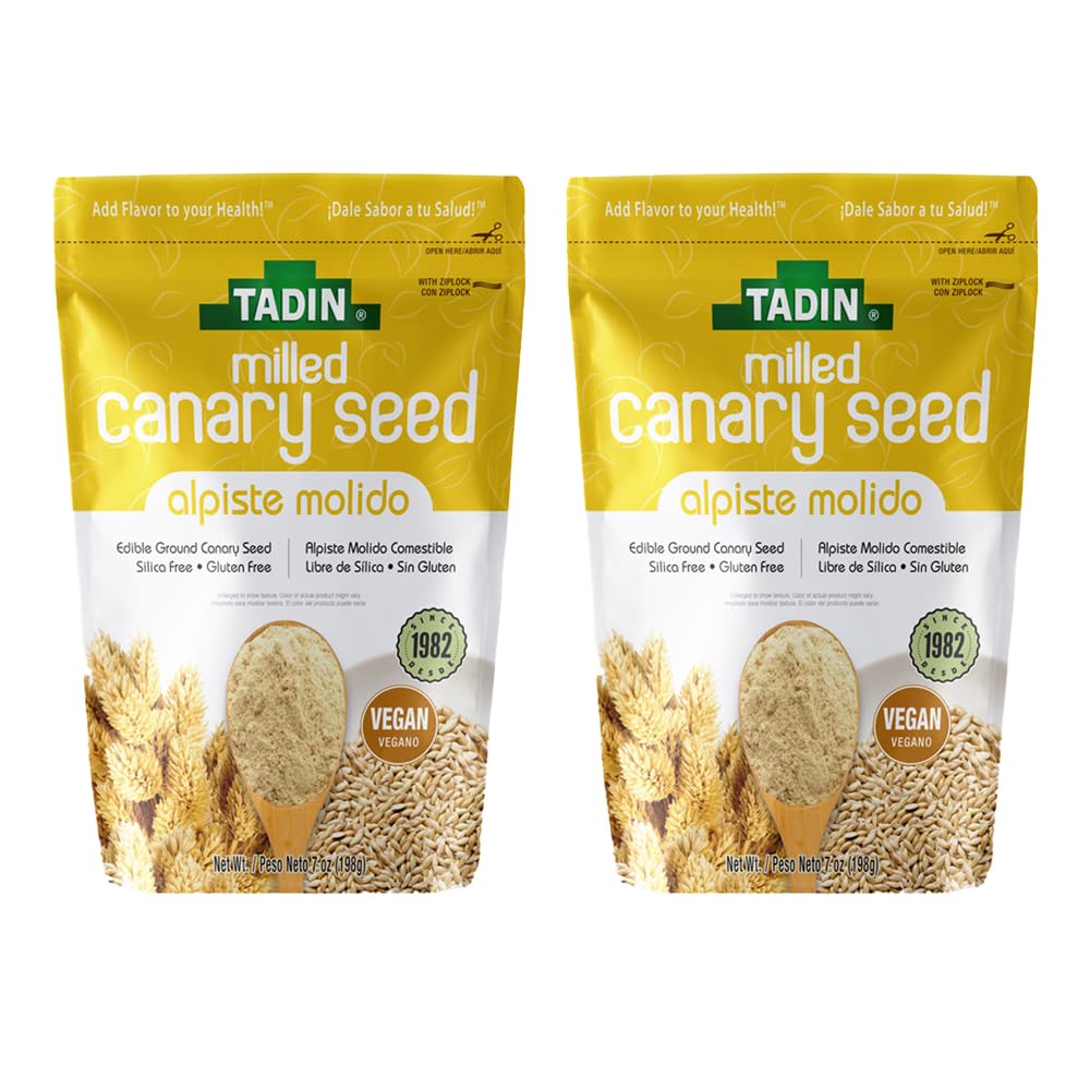 Ground Canary Seed 100% Natural Dietary Supplement for Human Consumption (2 P... by Tadin