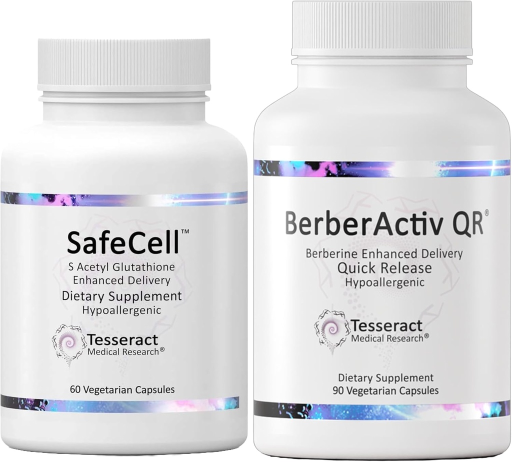 Master Antioxidant & immunstøtte, S- acetyl glutathion supplement til Neuro Health Support & Berberine immunstøtte supplement