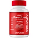 Heart Freedom Capsules, Official HeartFreedom Pills - Energi og sundhed maksimal styrke, Heart Freedom Circulation Support Capsules, Alle naturlige Glyco Optimizer, Premium Formel Anmeldelser (60 Kapsler)