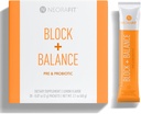 NeoraFit - Block + Balance Pre and Probiotic Powder - Daglig brug, Craving Support, C-vitamin & B Blend, Praktisk Stick Packs - 30 Greve