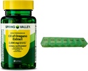 Spring Valley Mediterranean Oil of Oregano 2000 mg 60 Softgel for immunforsvar med Pill Organizer
