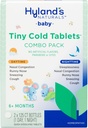 Hyland 's Baby Tiny Cold Tablets, Day and Night Value Pack, Infant og Baby Cold Medicine, Decongestant, Runny Næse og Cough Relief, 250 Quick- Opløsning Tablets