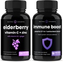 NutraChamps Elderberry and (2-Pack) Immune Boost Bundle