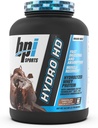 BPI Sports Hydro HD - 100% Hydrolyzed Whey Protein Powder - Muscle Growth, Recovery, 25g Hydrolyzed Protein, Lav Carb, Lavsukker, Hurtig Absorbing (68 Servere, Chokolade Lava Cake)