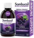 Sambucol Black Elderberry Syrup - Sambucus Elderberry Syrup for Adults Immune Support, Elderberry Liquid, Elderberry Extract, Gluten Free - 7.8 Fl Oz