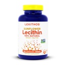 100% All- Natural Sunflower Lecithin Capsules, 1600mg Lecithin Supplement for mænd og kvinder, 120 Count Softgel Capsules. Godt til Amning Support! Kold presset, Vegansk & ikke-GMO