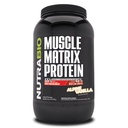 NutraBio Muscle Matrix Protein Powder - 25 g protein Per Scoop - Whey Isolate og Micellar Casein Combo til hurtig og langsom frigivelse - Vanilla - 2 pounds, 28 Servere