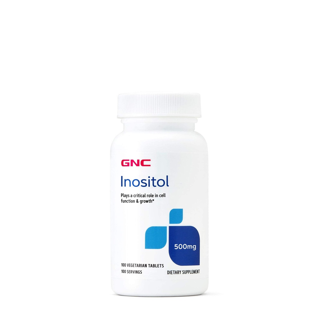 GNC Inositol 500mg tillæg, understøtter cellefunktion og vækst, 100 Servere