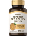 Piping Rock Bee Pollen med Royal Jelly og Propolis Buddy 124; 120 Caplets Buddy 124; Complex supplement til kvinder og mænd Buddy 124; Non- GMO, Gluten Free