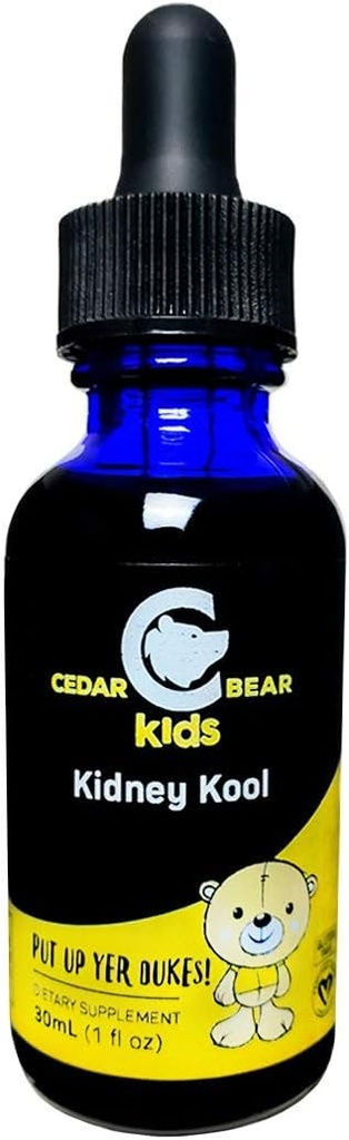 Cedar Bear Nyre Kool til børn - flydende urte supplement, der lindrer, og understøtter urinsystem 1 fl oz / 30 ml