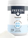 FREEDA Pure Myo- Inositol Powder - Vitamin B8 til Hormone, Mood & Cellular Health - Understøtter fertilitet, fokus, energi & nervesystem funktion - Kosher, Vegan, Non- GMO, Gluten- Free (16 oz)