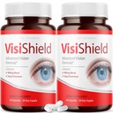 (2 Pack) Visishield Advanced Vision Formel for Eyes Supplement Pills Vitaminer (120 kapsler)