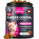 Hund UTI Behandling - Hund Cranberry supplement til Urinary Tract, Bstige & Nyre Sundhed, Inkontinens Support - Bstige Control Cranberry Chews - Cranberry supplement til Hund Inkontinens