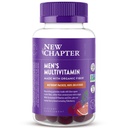 New Chapter Men’s Multivitamin Gummies, 57% Less Sugar, Men’s Gummy Vitamins with Vitamin C, D3 & Zinc, Non-GMO, Gluten Free, Berry-Citrus, 75ct