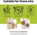 Naturlige fordøjelsesenzymer & herbal fordøjelsesenzymer Fiber supplement til kvinder, med 39 Plant & 7 Urteblandinger til energi & Metabolisme Support, Guld 150 tabletter, fra Japan, 2 EA