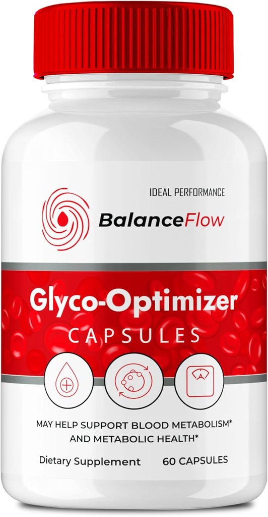 Balance Flow Glyco Optimizer Supplement kapsler, BalanceFlow Health & Wellness Support Pills - Maksimal styrke, Balance Flo Alle naturlige avancerede formel, BalanceFlo piller anmeldelser (60 kapsler)