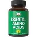 Alle 9 essentielle aminosyrer supplement. Kapsler med 3X mere Leucin til muskel opsving, vækst. EAA supplement bedre end BCAA / BCAAS forgrenet kæde Aminos Acid. USA Testede EAA 'er for mænd + kvinder