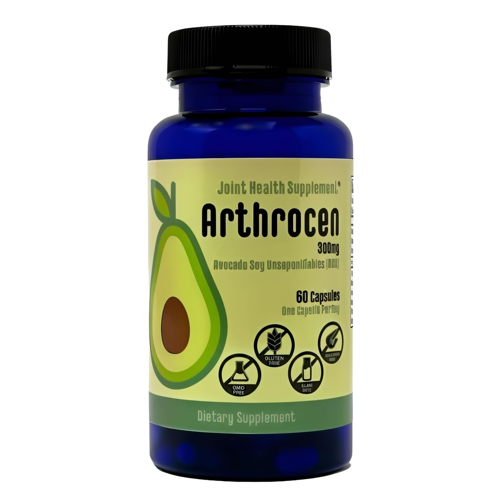 Fælles sundhedstillæg, 300Mg Avocado Soy Unsaponierable, Non- GMO, Dairy Free, Gluten Free & Shellfish Free, 60 Day Supply, One Capsule Per dag (2 måneder)...