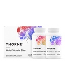 THORNE - Multi- Vitamin Elite - Dagligt næringstilskud - AM Formel understøtter Cellular Energy Production & PM Formel støtter Restaured Sleep * - Gluten- Free, Dairy- Free - 180 Kapsler - 30 Servering