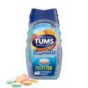 TUMS Smoothies Extra Strength Antacida Chewable Tablets for Heartburn Relief, Assorted Fruit - 60 Greve (pakke med 1)