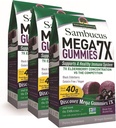 Nature 's Svar Sambucus Mega Gummies against 124; 7X Mere Elderberry koncentrering against 124; Alkohol- fri, Gluten- fri, Gelatin- fri, Vegan, Non- GMO & ingen konserveringsmidler