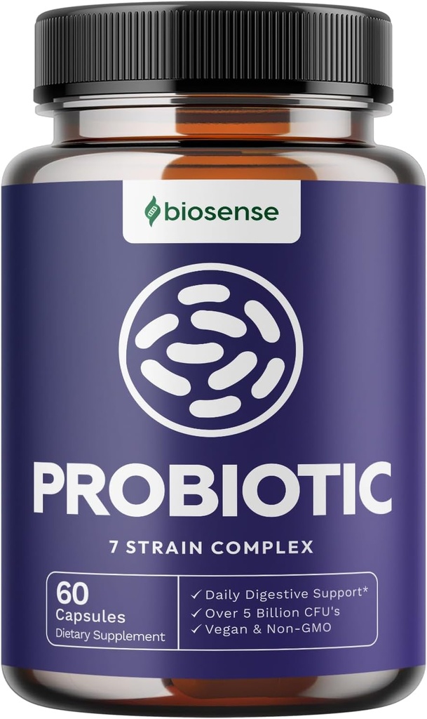 Probiotika og Prebiotika Gut Health Supplements - Advanced Acidophilus Probiotic Supplement for Upset Mave Relief pH Balance og fordøjelsesstøtte - Dagligt Probiotisk immunsupportsupplement