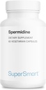 Supersmart - Spermidine 3 mg per dag - Rice Stivelse ekstrakt Supplement 124; Non- GMO & Gluten Free - 60 vegetariske kapsler