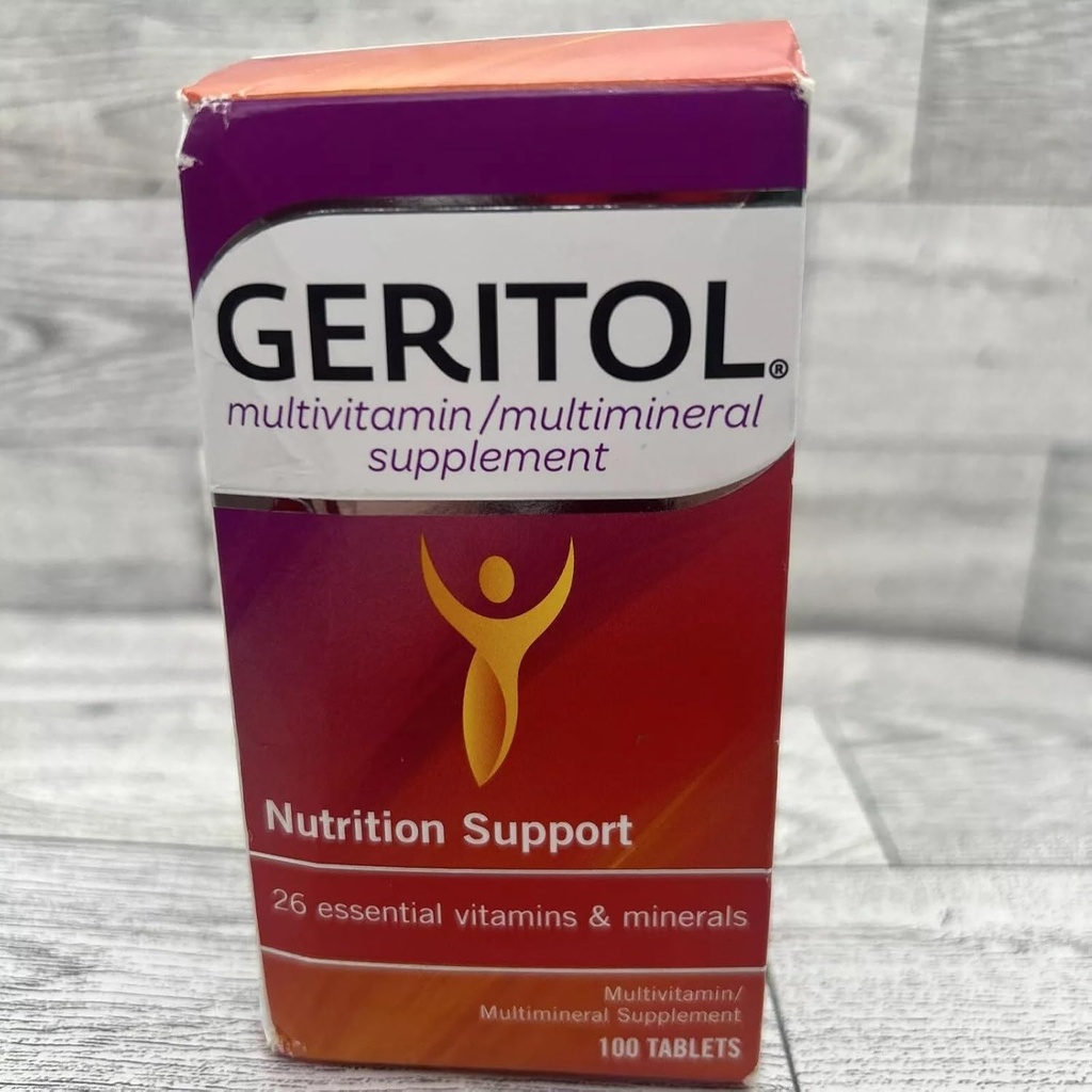Geritol Komplette tabletter 100 tabletter (pakning med 8)