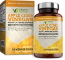 Vitamin Bounty Apple Cider Vincipe Kapsler - ACV med moderen + GLP-1 Support - Detox, Bloating Relief & Appetite Suppressant - Non- GMO, Vegan, 60 Kapsler