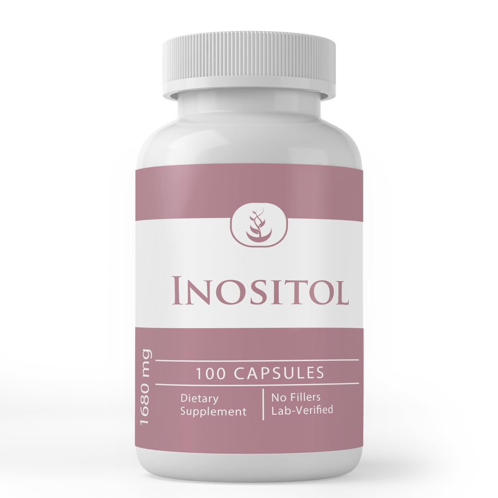 PURE ORIGINALSKE INGREDIENSER Inositol, (100 kapsler) Altid ren, ingen tilsætningsstoffer eller fyldstoffer